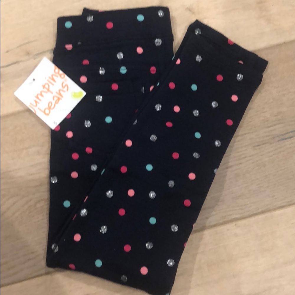 Girls polka dot legging
